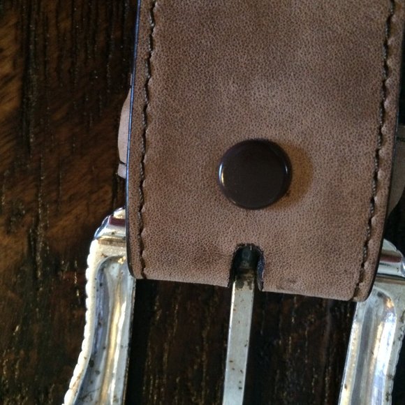 Size 40- Western vibe Nocona Leather brown belt - Picture 10 of 10